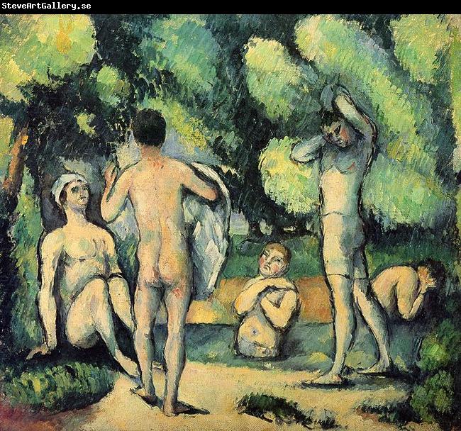 Paul Cezanne Badende